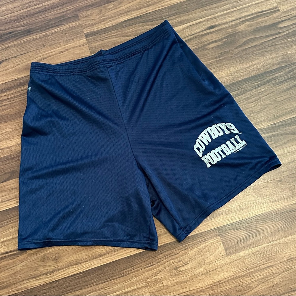 VTG 1995 LogoTech Dallas Cowboys Gym Shorts, Size: X-Large - Picture 3 of 10